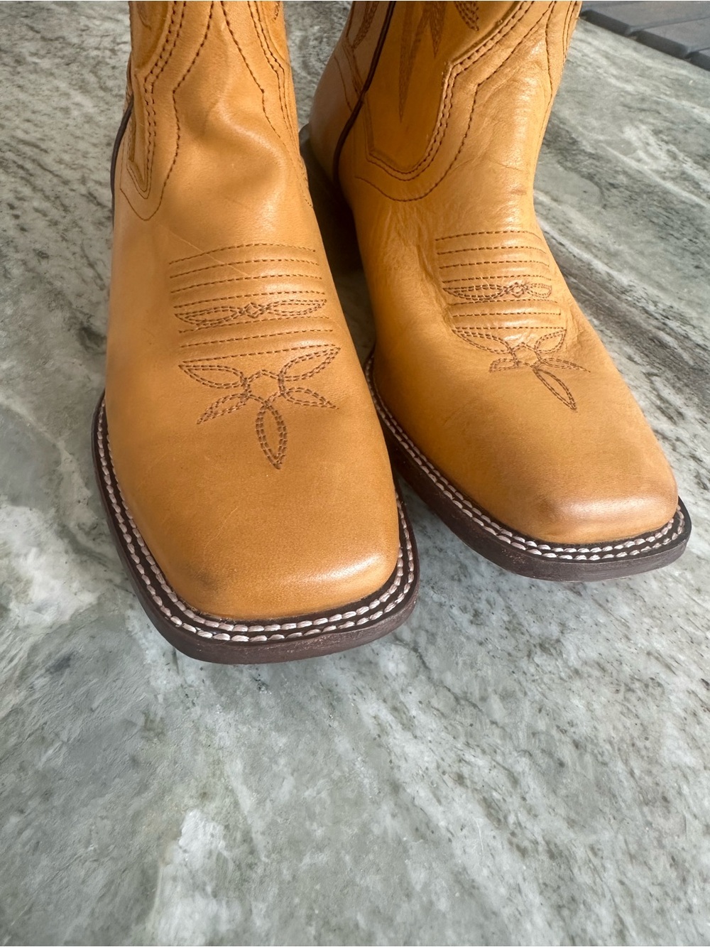 Dan Post Selena - Women's Leather Cowgirl Boots Square Toe Size 7.5 NWT - Picture 3 of 9